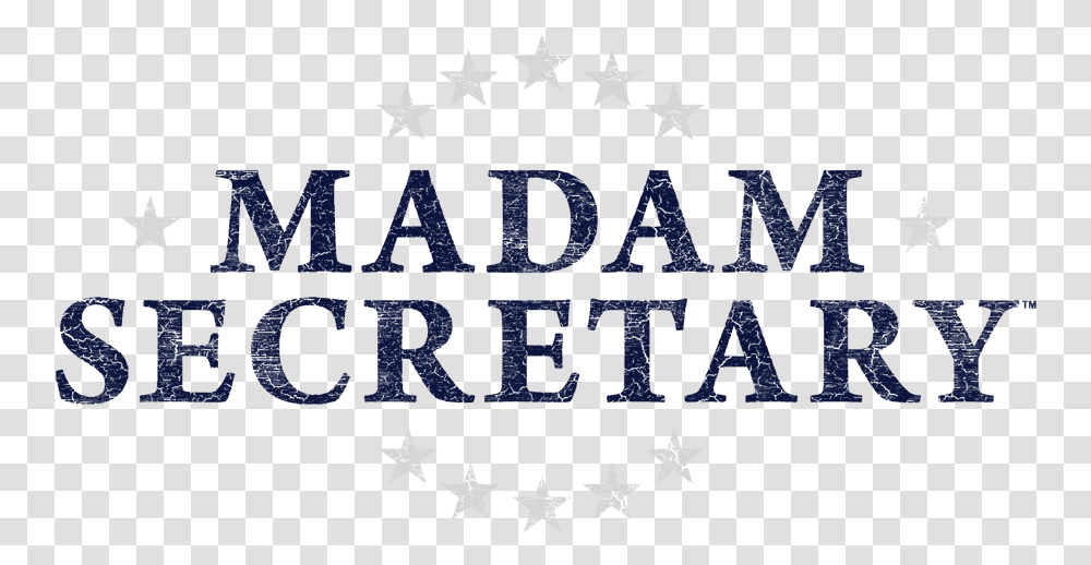 Madam Secretary Distress Logo Women's T Shirt Star, Star Symbol, Poster, Advertisement Transparent Png