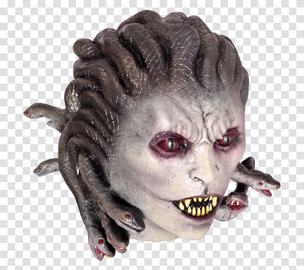 Madame Medusa Mask Medusa Greek Masks, Head, Alien, Doll, Toy Transparent Png