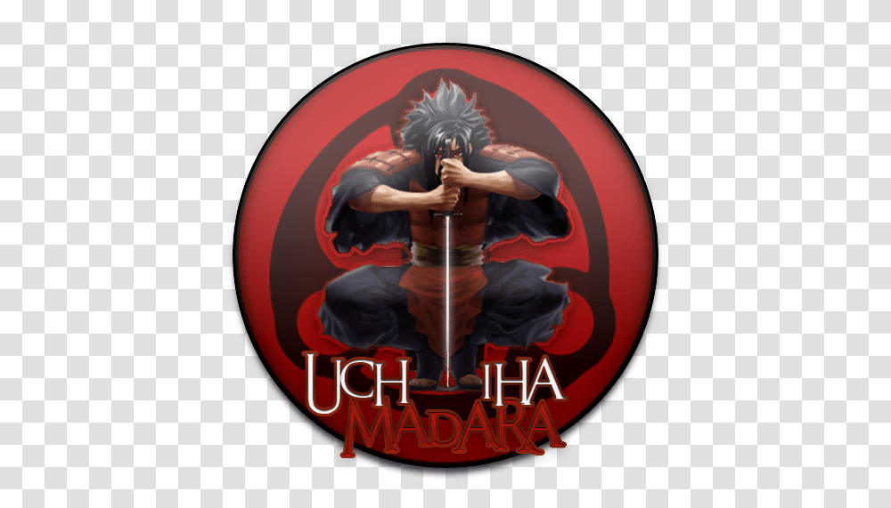 Madara Uchiha Fan Art Circle, Poster, Advertisement, Person, Weapon Transparent Png