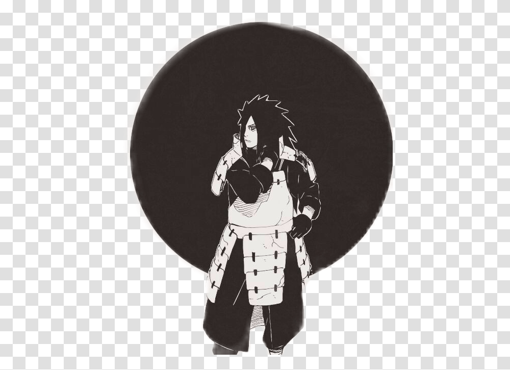 Madarauchiha Narutoshippuden Anime Japonya Japan Madara Uchiha Black And White, Person, Human, Knight, Armor Transparent Png