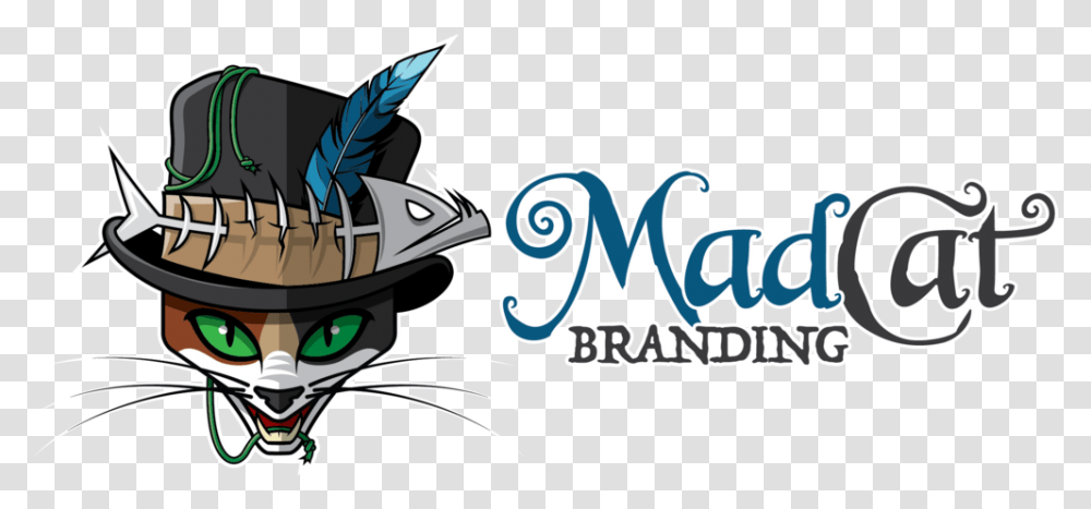 Madcat Branding Mad Cat Logo, Graphics, Art, Floral Design, Pattern Transparent Png