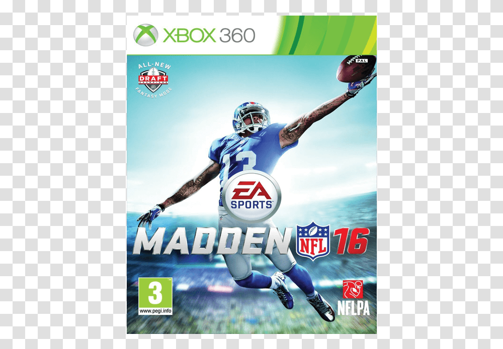 Madden 16 Xbox, Helmet, Person, People Transparent Png