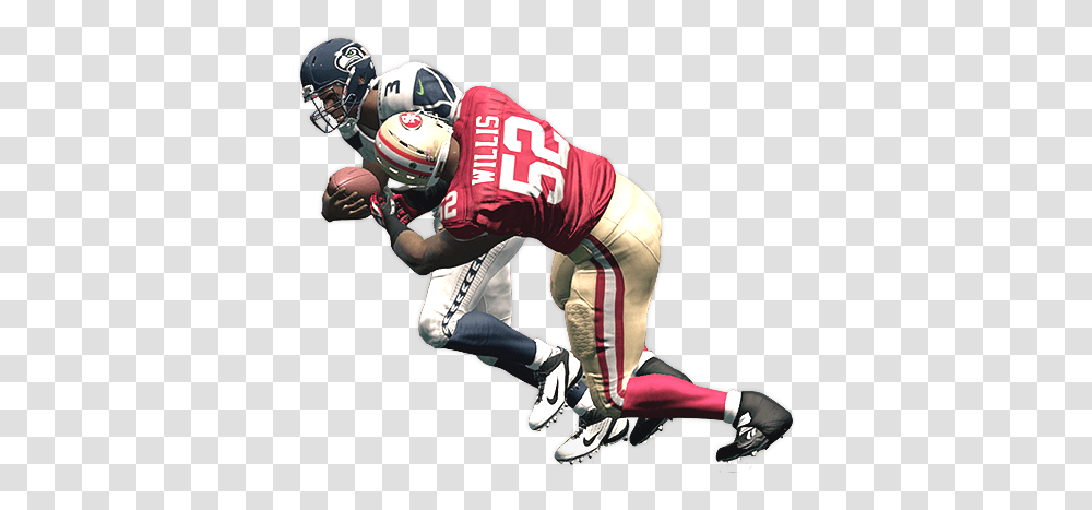 Madden 3 Image Football Player Tackling, Clothing, Apparel, Helmet, American Football Transparent Png