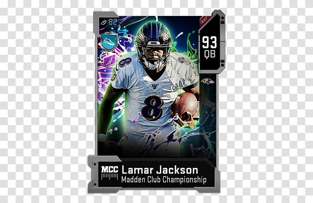 Madden Ultimate Team Madden 20 95 Power Up Pass, Helmet, Clothing, Apparel, Person Transparent Png