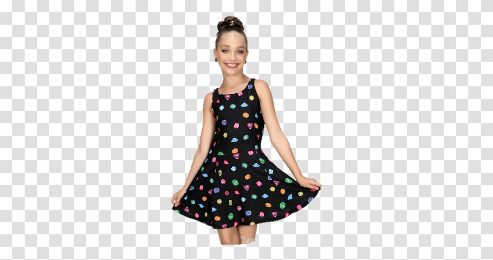 Maddie Ziegler Full Body White Background, Dress, Apparel, Texture Transparent Png