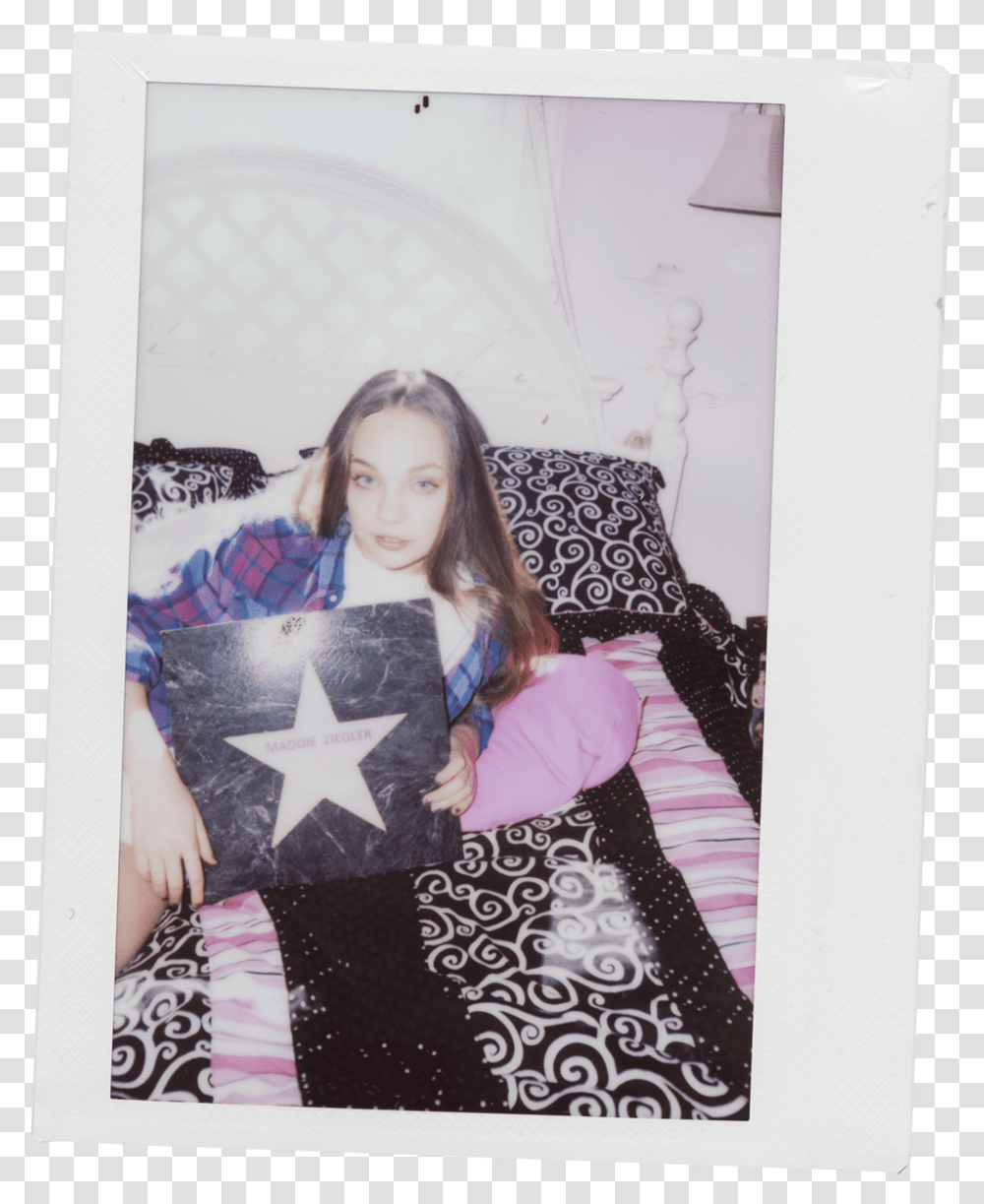 Maddie Ziegler In Nylon May Maddie Ziegler's Pittsburg Room, Person, Star Symbol, Furniture, Canvas Transparent Png