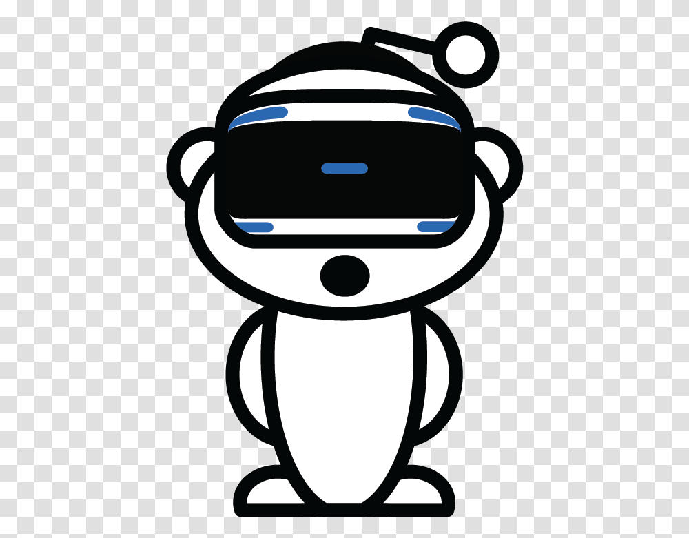 Made A Nicer Snoo For Psvr Reddit Alien, Robot, Helmet, Apparel Transparent Png