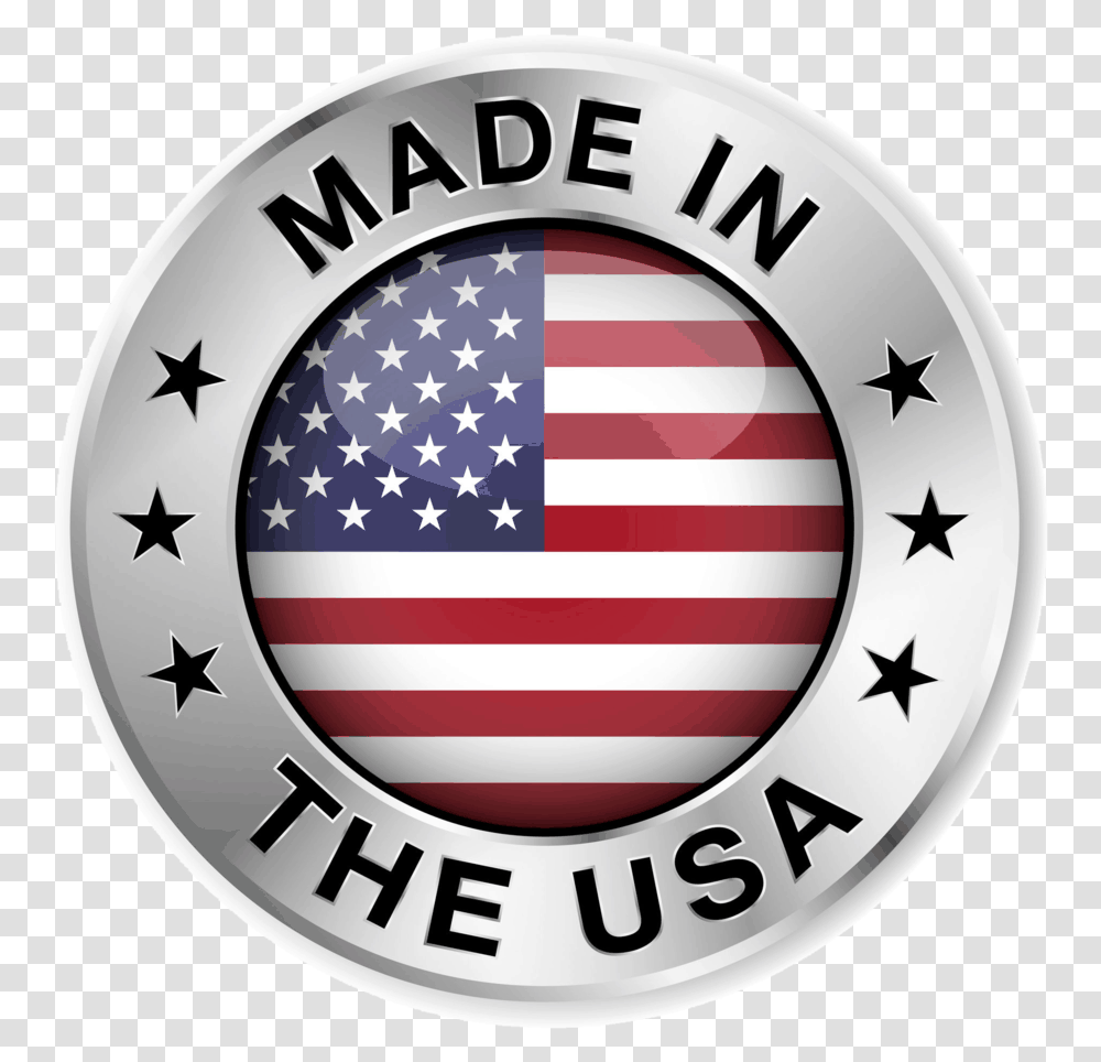 Made Circle, Symbol, Flag, Text, American Flag Transparent Png