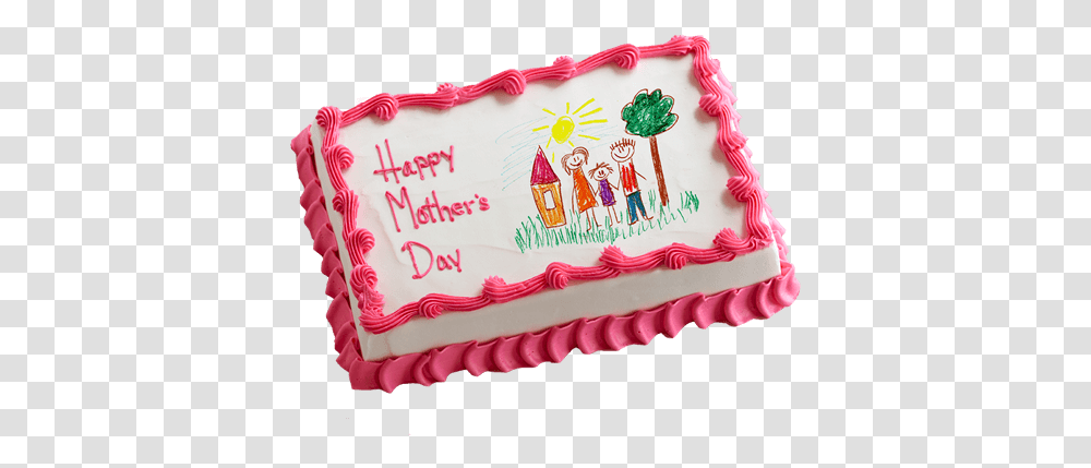 Made For Mom Ice Cream Cake Mothers Day Carvel Cake, Birthday Cake, Dessert, Food, Icing Transparent Png