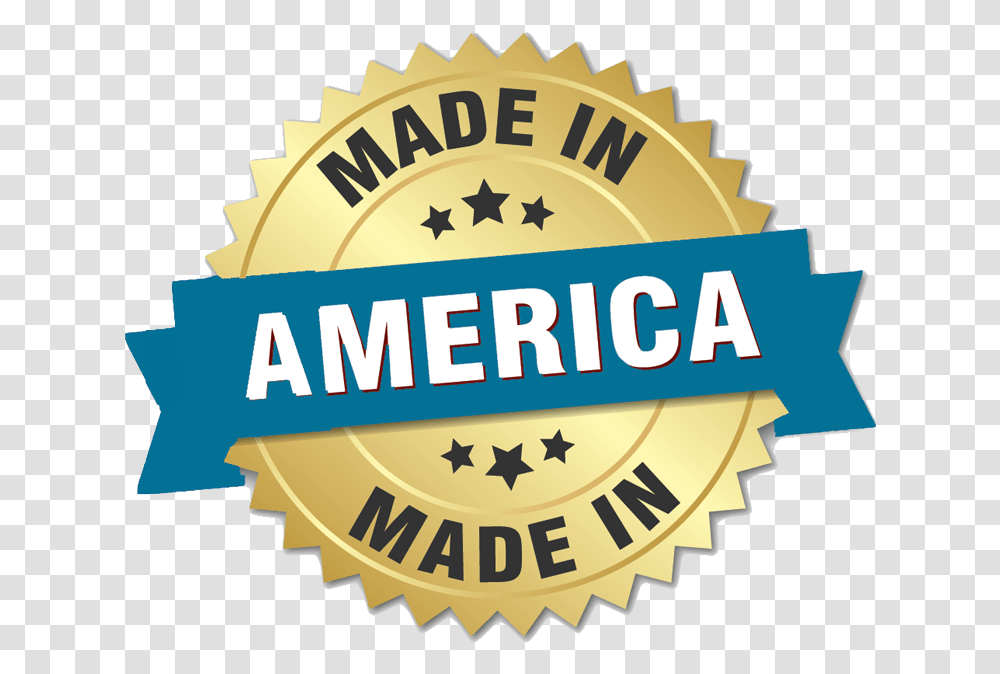 Made In America, Logo, Trademark, Badge Transparent Png