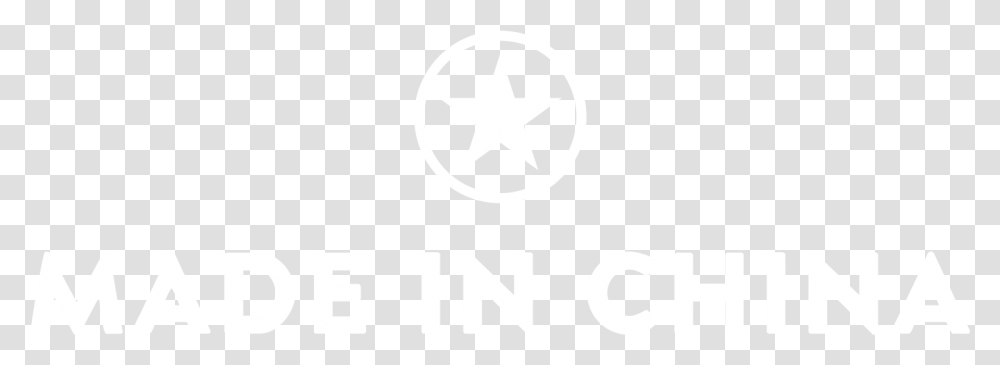 Made In China Black And White, Star Symbol, Sign Transparent Png