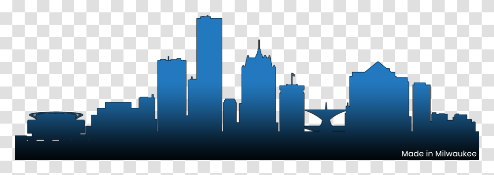 Made In Milwaukee Milwaukee Skyline Clipart, Plot, Diagram, Utility Pole Transparent Png