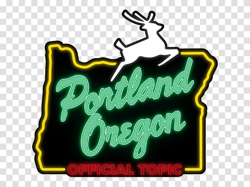Made In Oregon Sign, Neon, Light, Lighting Transparent Png