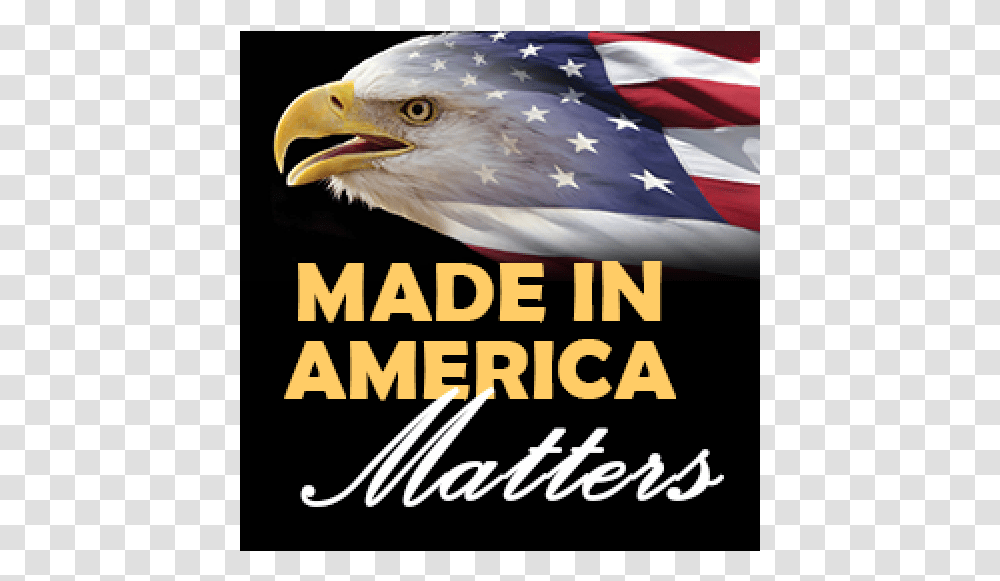 Made In The Usa, Eagle, Bird, Animal, Flag Transparent Png