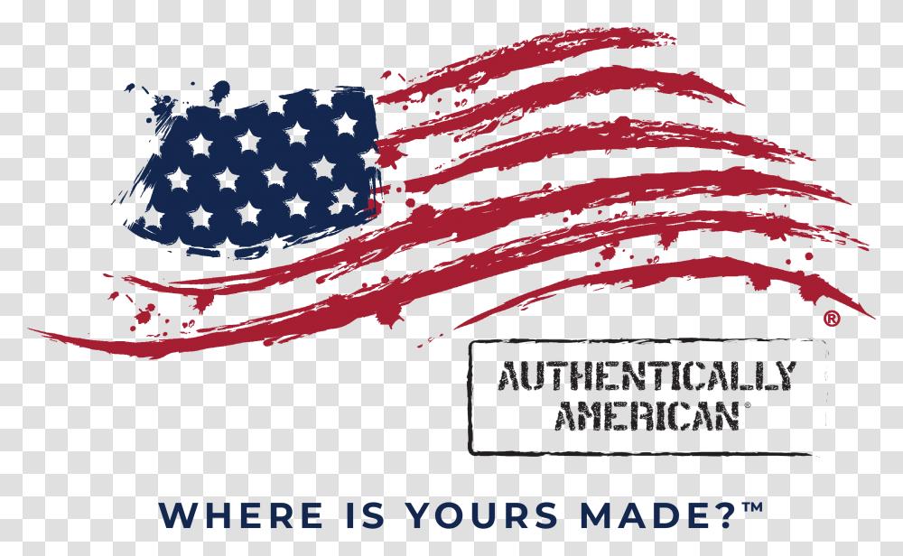 Made In The Usa Stamp Authentically American Logo American Flag Business Logo, Graphics, Art, Text, Outdoors Transparent Png