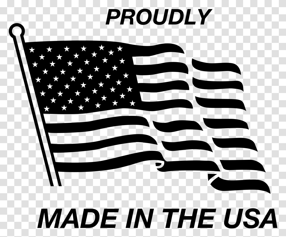 Made In Usa Logo Made In America Black And White, Word, Label, Triangle Transparent Png