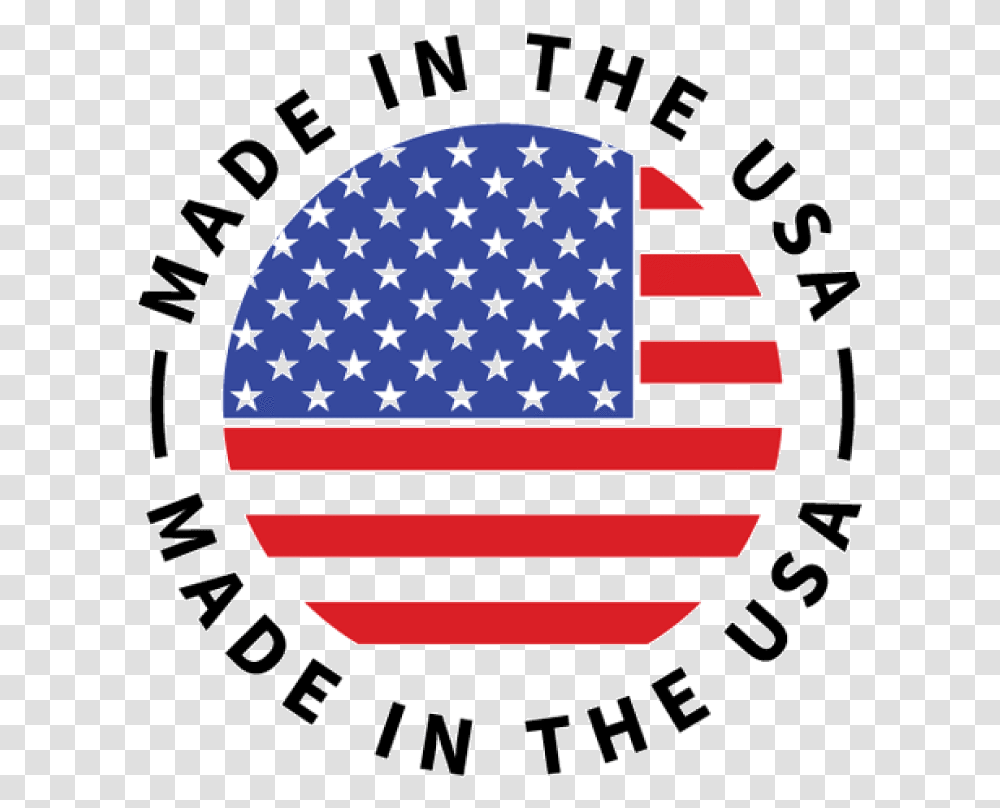 Made In Usa Us Flag, Logo, Trademark Transparent Png