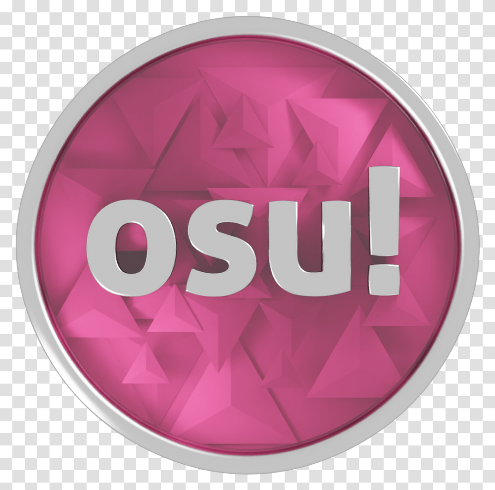 Made The Osu Logo In Blender Language, Symbol, Purple, Text, Plant Transparent Png