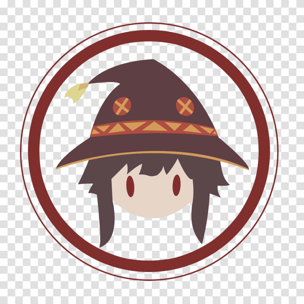 Made This A While Back Based On A Cf Collab Megumin, Label, Face, Cushion Transparent Png