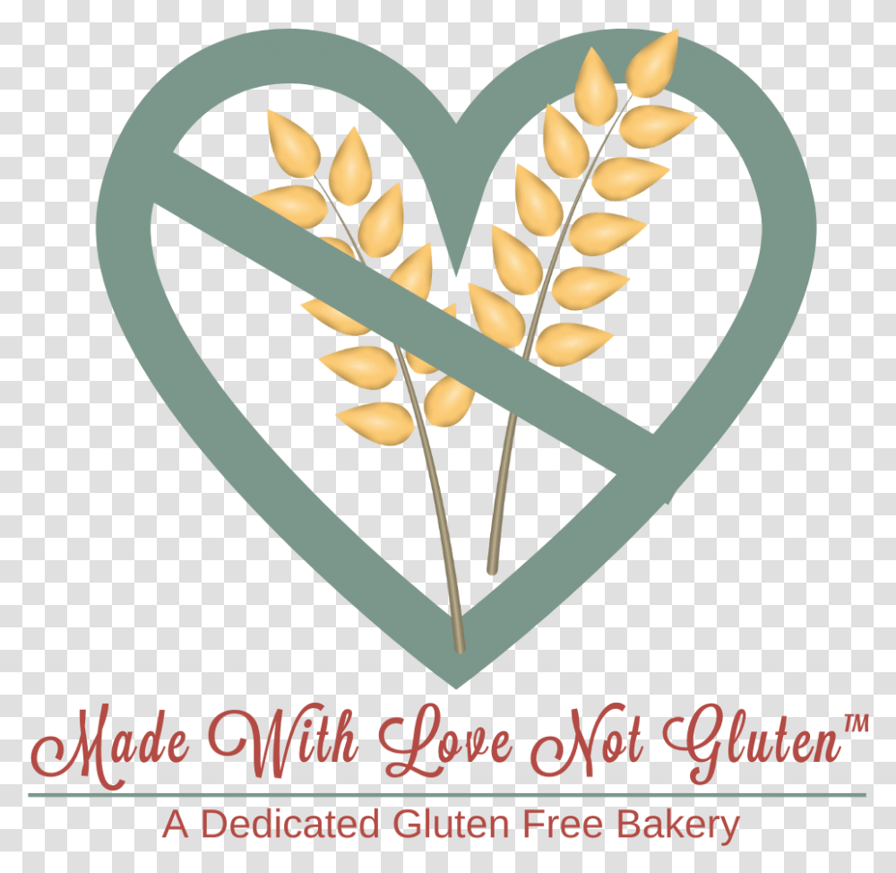 Made With Love Not Gluten Bakery A Dedicated Free Bridge Of The Goddess, Plant, Logo, Symbol, Trademark Transparent Png