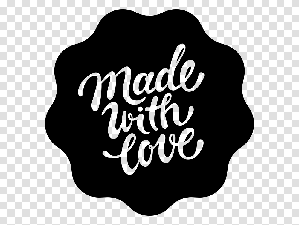 Made With Love Stamp In Calligraphy Wax Seal Style Calligraphy Made With Love, Label, Alphabet, Hand Transparent Png