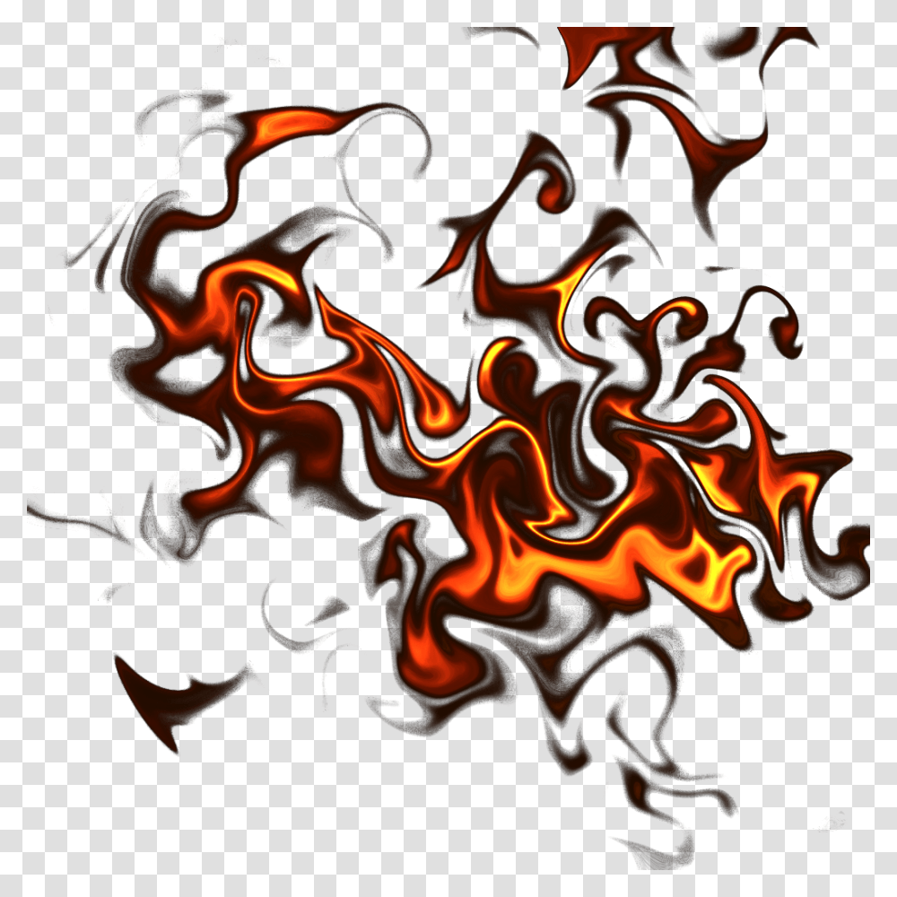 Made With Procreate Flame, Fire, Bonfire, Pattern Transparent Png