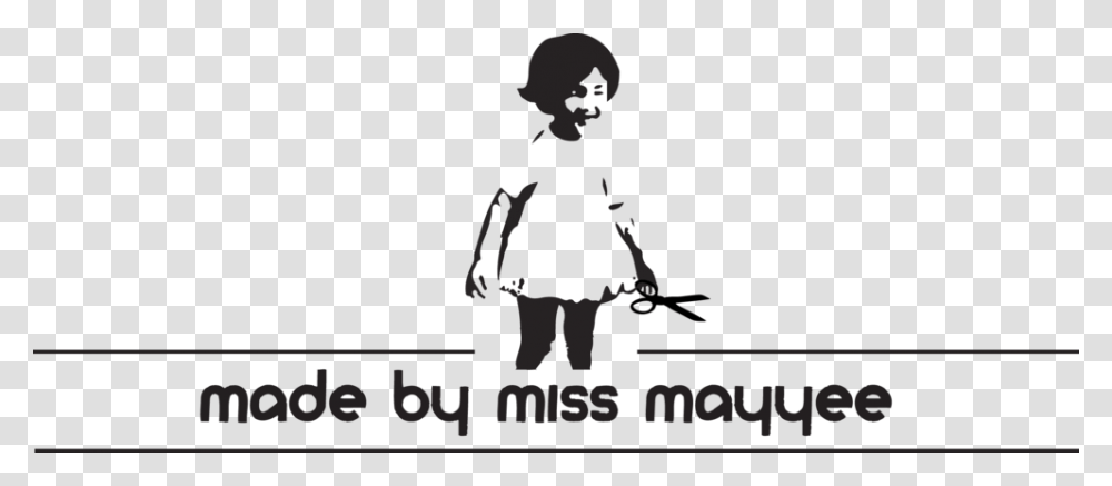 Madebymissmayyee Logoonly, Person, Silhouette, Baby, Portrait Transparent Png