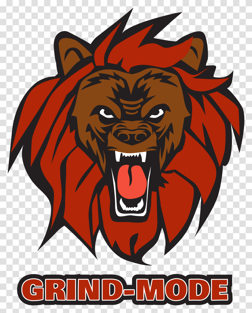 Madebypetedesignscom Grind Logo Masai Lion, Teeth, Mouth, Lip, Wildlife Transparent Png