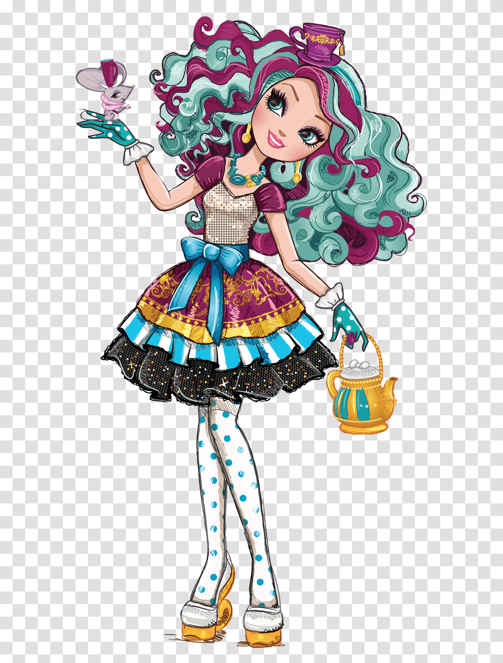 Madeline Hatter, Leisure Activities, Costume, Crowd Transparent Png