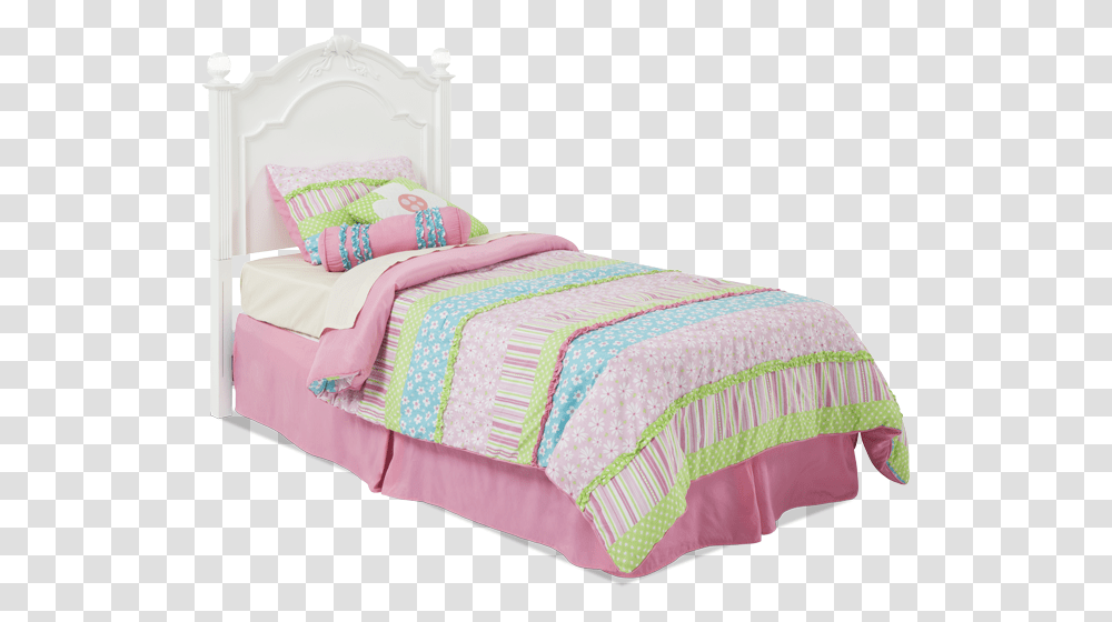 Madelyn Twin Headboard Twin Bed No Background, Furniture, Blanket, Cushion, Crib Transparent Png