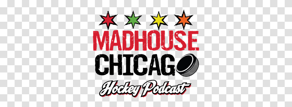Madhouse Chicago Hockey Podcast Dot, Symbol, Star Symbol, Text, Logo Transparent Png