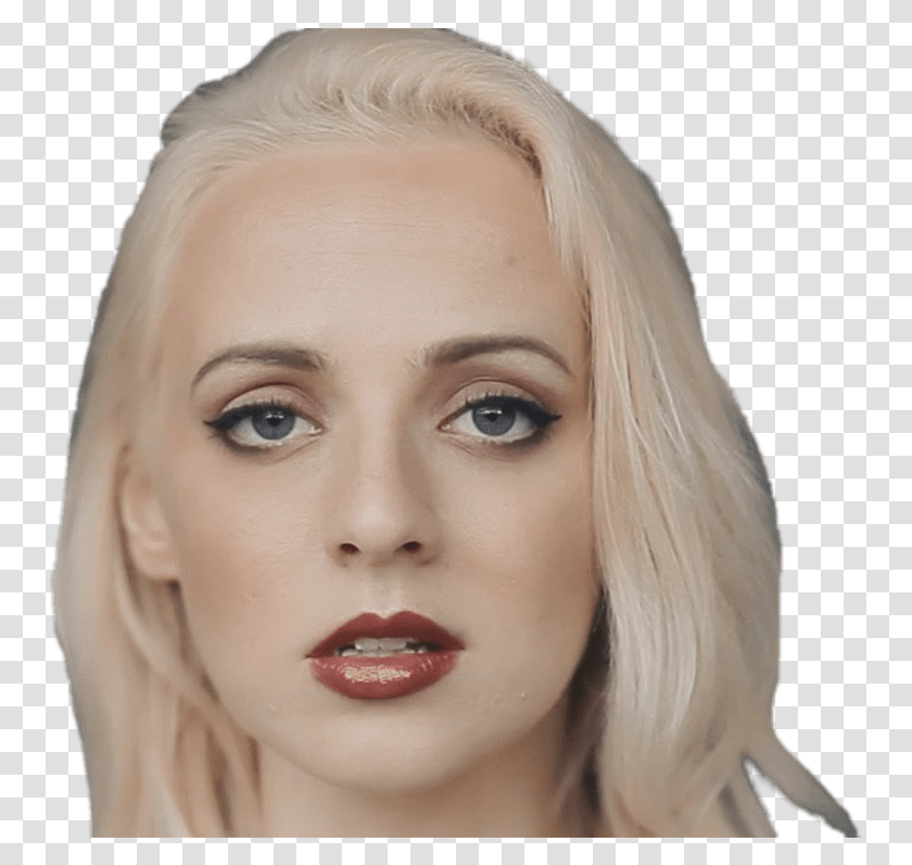 Madilyn Bailey Face Woman Face, Head, Person, Blonde, Girl Transparent Png
