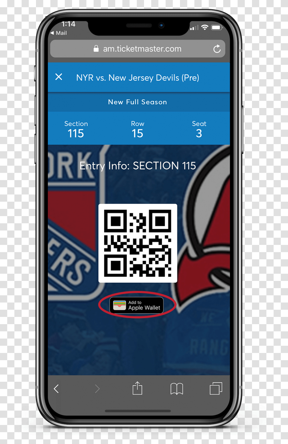 Madison Square Garden General Admission Mobile Ticket, Mobile Phone, Electronics, Cell Phone, QR Code Transparent Png