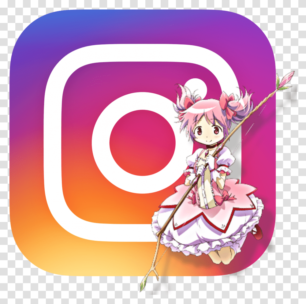 Madoka Kaname For Instagram Image For Presentation, Manga, Comics, Book, Logo Transparent Png