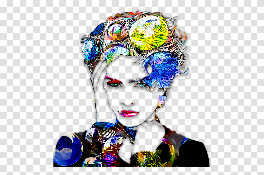 Madonna 1 Image Madonna, Graphics, Art, Person, Floral Design Transparent Png