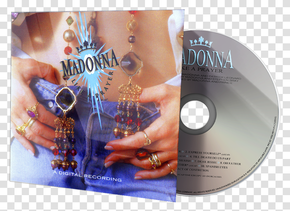 Madonna Madonna Like A Prayer Album Spotify, Person, Human, Accessories, Accessory Transparent Png