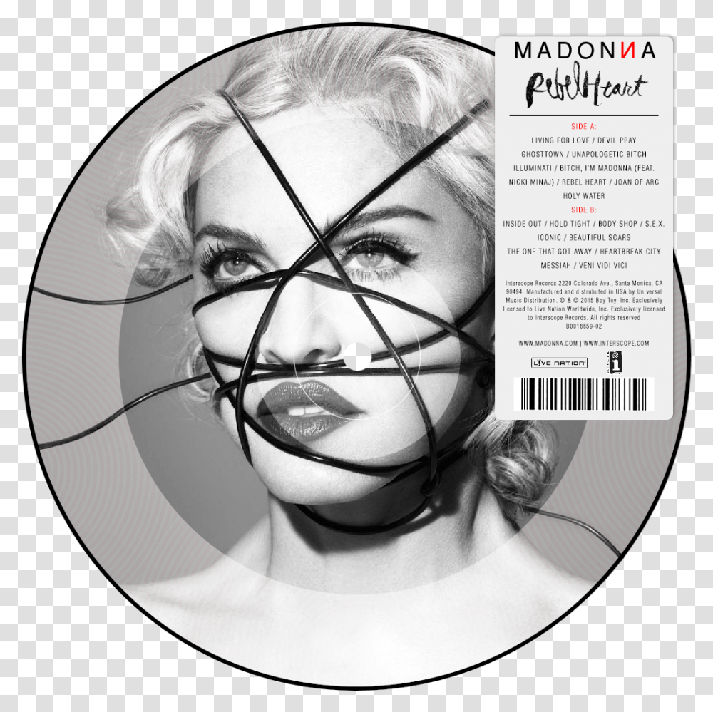 Madonna Rebel Heart Hq, Head, Person, Human, Face Transparent Png