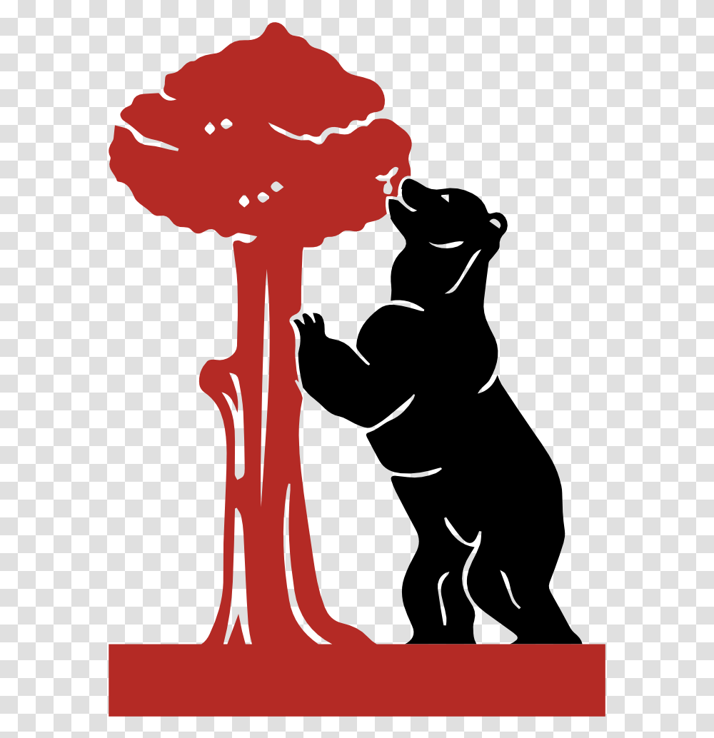Madrid Bear And Tree Icon Spanish Travel Iconset Unclebob Madrid Bear And Tree Logo, Hand, Animal, People, Person Transparent Png