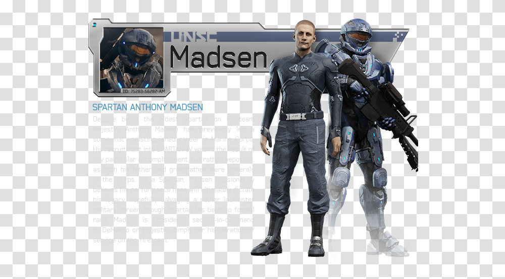 Madsen Halo 4 Madsen Armor, Helmet, Apparel, Person Transparent Png
