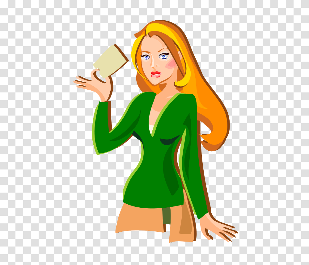 MaeBe Redhead Holding A Card, Person, Sleeve, Face Transparent Png