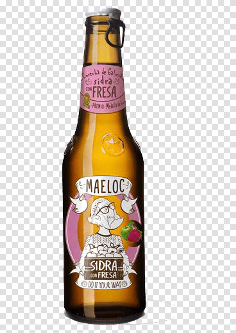 Maeloc Cider, Beverage, Drink, Alcohol, Bottle Transparent Png