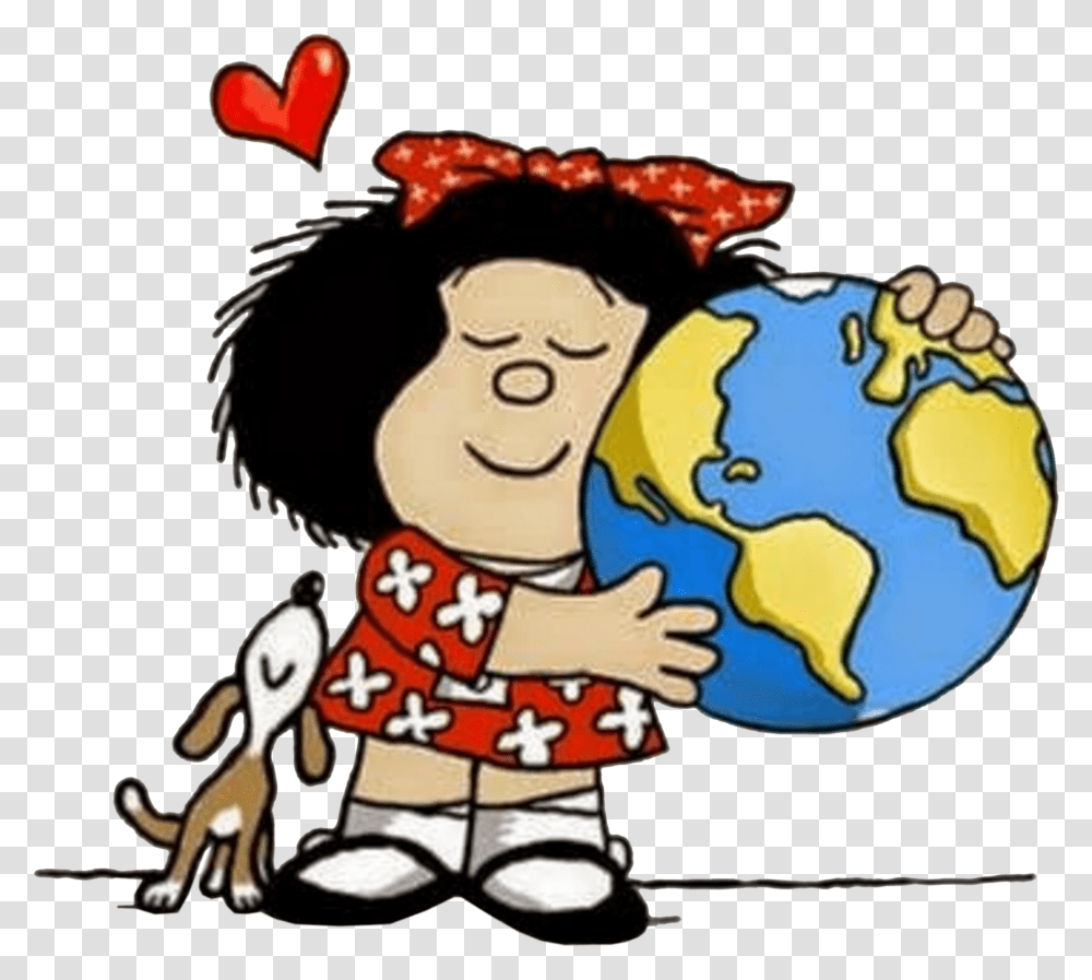 Mafalda Con Un Corazon, Outer Space, Astronomy, Universe, Planet Transparent Png