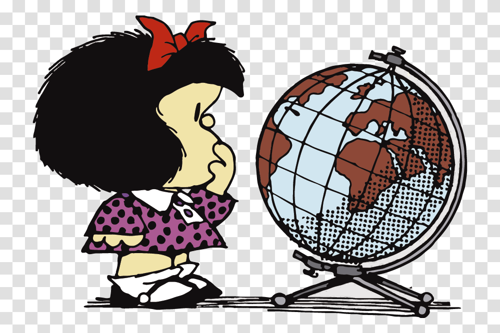 Mafalda Paren El Mundo Que Me Quiero Bajar Mafalda, Outer Space, Astronomy, Universe, Planet Transparent Png