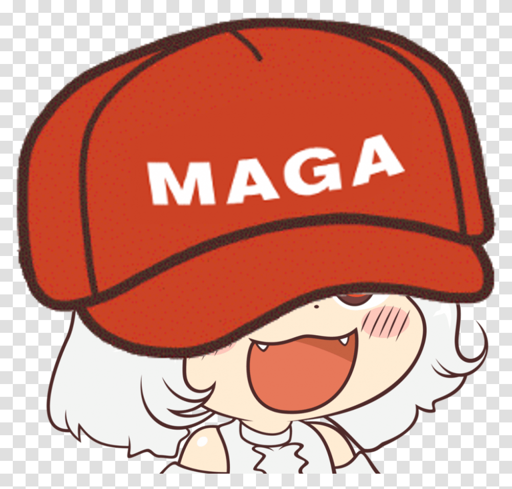 Maga Cartoon Cheek Headgear Touhou Momiji Meme, Baseball Cap, Hat, Apparel Transparent Png