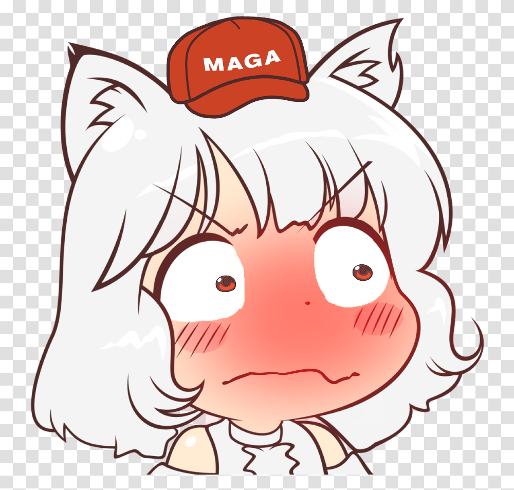 Maga Face Cartoon White Nose Facial Expression Head Awoo, Pig, Mammal, Animal, Piggy Bank Transparent Png