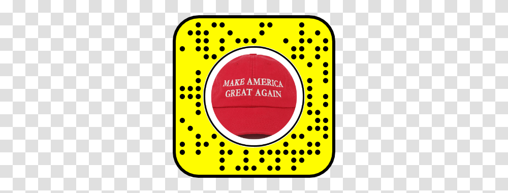 Maga Hat Snapchat Snapcode Thedonald, Texture, Paper, Logo Transparent Png