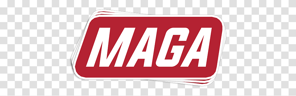 Maga Red Decal Sign, Word, Label, Text, Alphabet Transparent Png