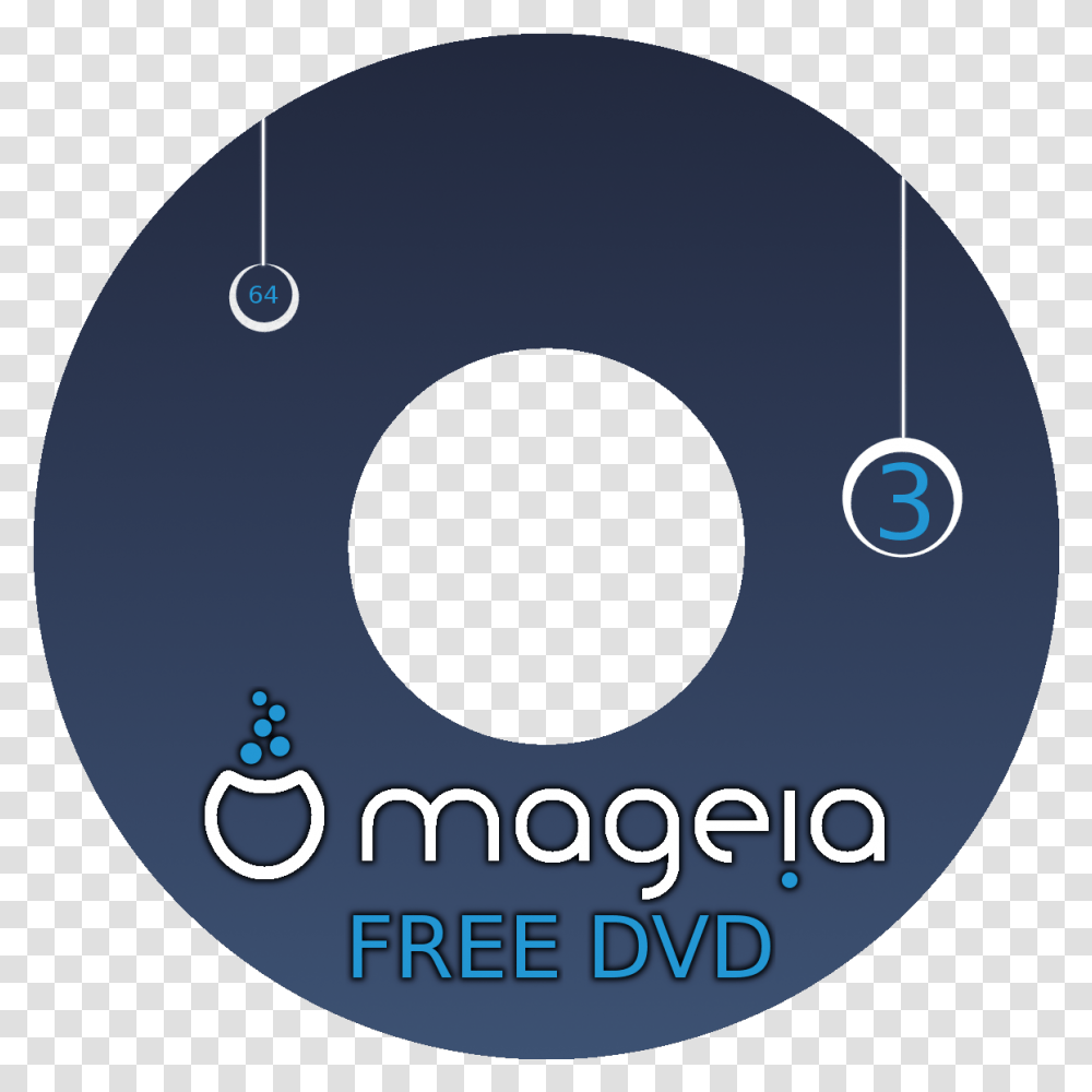 Mageia 3 64bit Dvd Circle, Disk, Number Transparent Png