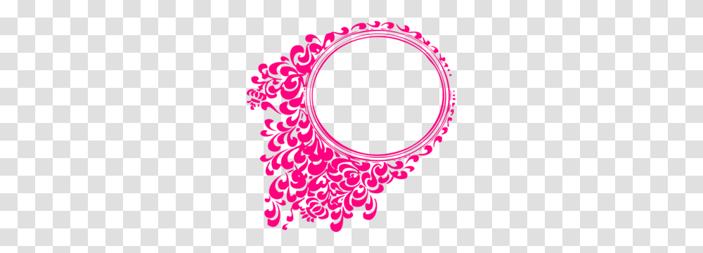 Magenta Filigree Circle Clip Art, Face, Maroon Transparent Png