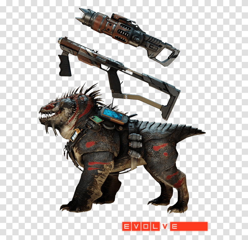 Maggie Elite Skin Evolve, Gun, Weapon, Weaponry, Animal Transparent Png